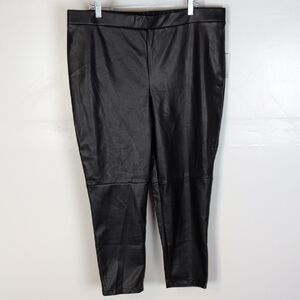 Denise Bidot x Sonoma NWT Faux Leather Leggings